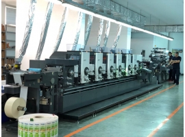 Máy in nhãn cuôn IWASAKI LR3 - 2016- 6 màu