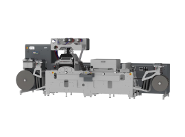 Máy ép nhũ và in lụa nhãn cuộn 330FB